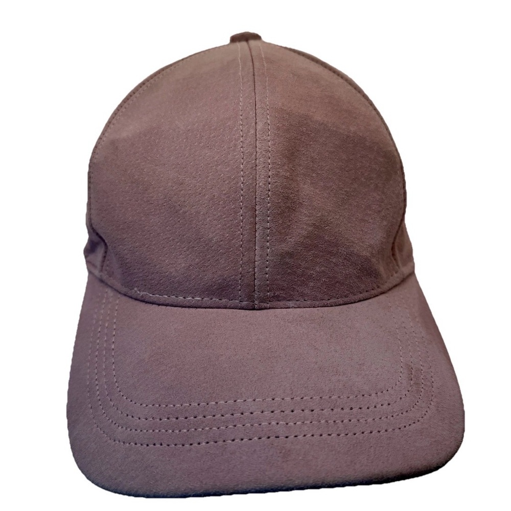 Olive & Pique Pink Leather Suede Plain Newsboy Baseball Cap‎ Hat One Size Barbie